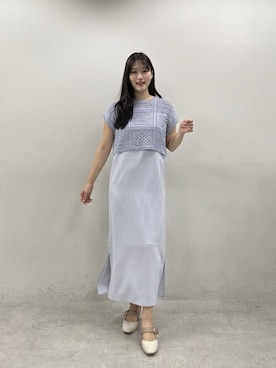 「natural couture（ナチュラルクチュール）のアイテム」を使った、airiさん（レディース・161cm）の春コーディネート