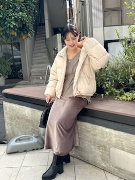 「natural couture（ナチュラルクチュール）のアイテム」を使った、airiさん（レディース・161cm）の秋コーディネート