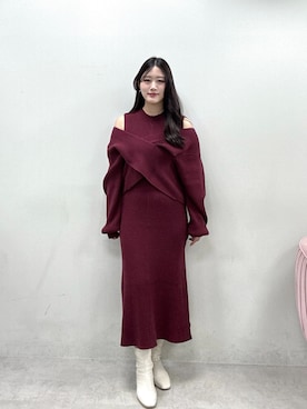 airiさん(レディース・161cm)の冬コーディネート