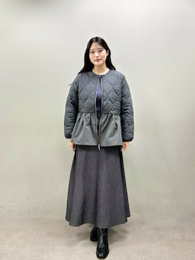 「natural couture（ナチュラルクチュール）のアイテム」を使った、airiさん（レディース・161cm）の秋コーディネート