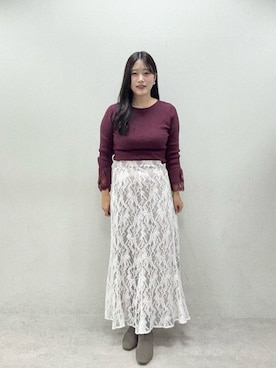 「natural couture（ナチュラルクチュール）のアイテム」を使った、airiさん（レディース・161cm）の秋コーディネート