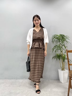 airiさん（レディース・161cm）の夏コーディネート