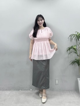 「natural couture（ナチュラルクチュール）のアイテム」を使った、airiさん（レディース・161cm）の春コーディネート