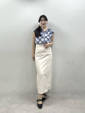 「natural couture（ナチュラルクチュール）のアイテム」を使った、airiさん（レディース・161cm）の春コーディネート