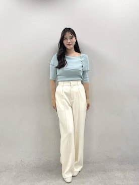 「natural couture（ナチュラルクチュール）のアイテム」を使った、airiさん（レディース・161cm）の春コーディネート