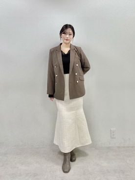 「natural couture（ナチュラルクチュール）のアイテム」を使った、airiさん（レディース・161cm）の秋コーディネート