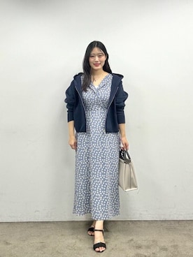 「30代コーデ」｜「アイテム（ブルゾン）」を使った、airiさん（レディース・161cm）の夏コーディネート