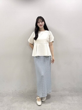 「natural couture（ナチュラルクチュール）のアイテム」を使った、airiさん（レディース・161cm）の春コーディネート