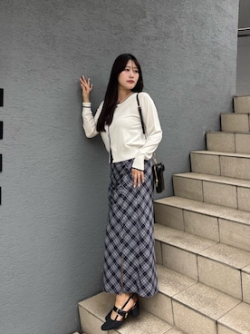 「natural couture（ナチュラルクチュール）のアイテム」を使った、airiさん（レディース・161cm）の春コーディネート