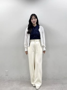 「natural couture（ナチュラルクチュール）のアイテム」を使った、airiさん（レディース・161cm）の春コーディネート