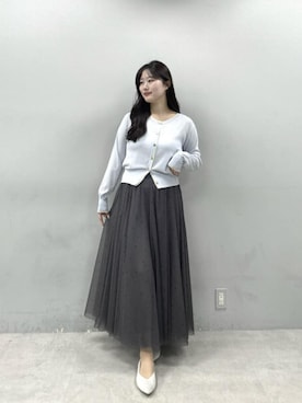 「natural couture（ナチュラルクチュール）のアイテム」を使った、airiさん（レディース・161cm）の春コーディネート