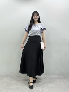 「natural couture（ナチュラルクチュール）のアイテム」を使った、airiさん（レディース・161cm）の春コーディネート