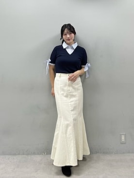 「natural couture（ナチュラルクチュール）のアイテム」を使った、airiさん（レディース・161cm）の春コーディネート