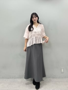 「natural couture（ナチュラルクチュール）のアイテム」を使った、airiさん（レディース・161cm）の春コーディネート