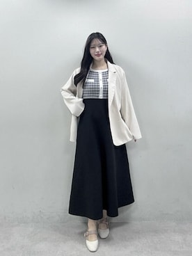 「natural couture（ナチュラルクチュール）のアイテム」を使った、airiさん（レディース・161cm）の春コーディネート