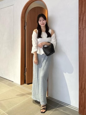 「natural couture（ナチュラルクチュール）のアイテム」を使った、airiさん（レディース・161cm）の春コーディネート