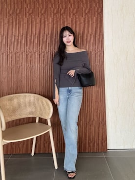 「natural couture（ナチュラルクチュール）のアイテム」を使った、airiさん（レディース・161cm）の春コーディネート