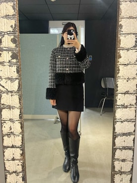 「冬コーデ」｜airiさん（レディース・161cm）の冬コーディネート