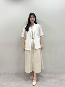「natural couture（ナチュラルクチュール）のアイテム」を使った、airiさん（レディース・161cm）の春コーディネート