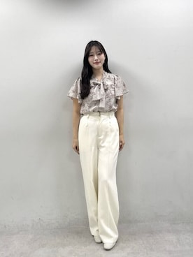 「natural couture（ナチュラルクチュール）のアイテム」を使った、airiさん（レディース・161cm）の春コーディネート