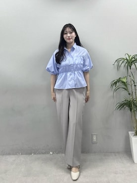 「natural couture（ナチュラルクチュール）のアイテム」を使った、airiさん（レディース・161cm）の春コーディネート