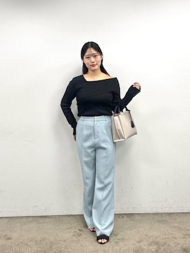 「natural couture（ナチュラルクチュール）のアイテム（その他シューズ）」を使った、airiさん（レディース・161cm）の夏コーディネート
