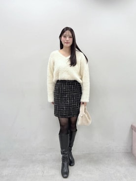 airiさん（レディース・161cm）の冬コーディネート