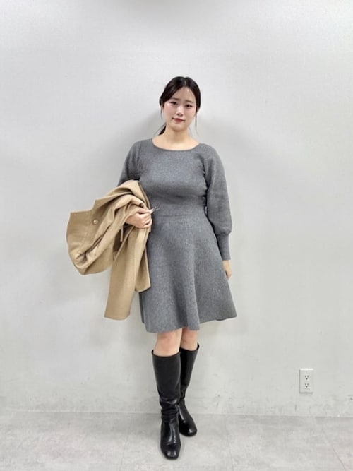 ako〉前後2WAYミニワンピース（ワンピース）｜natural couture