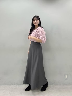 「natural couture（ナチュラルクチュール）のアイテム」を使った、airiさん（レディース・161cm）の春コーディネート