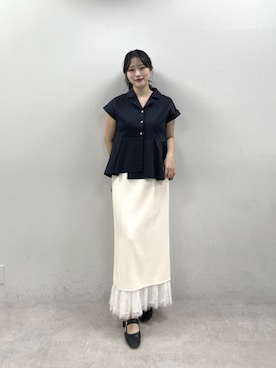 「natural couture（ナチュラルクチュール）のアイテム」を使った、airiさん（レディース・161cm）の春コーディネート