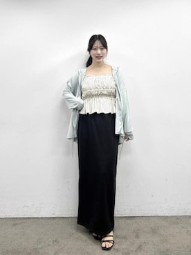 「natural couture（ナチュラルクチュール）のアイテム」を使った、airiさん（レディース・161cm）の春コーディネート