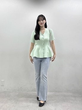 「natural couture（ナチュラルクチュール）のアイテム」を使った、airiさん（レディース・161cm）の春コーディネート