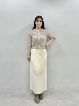 「natural couture（ナチュラルクチュール）のアイテム」を使った、airiさん（レディース・161cm）の秋コーディネート