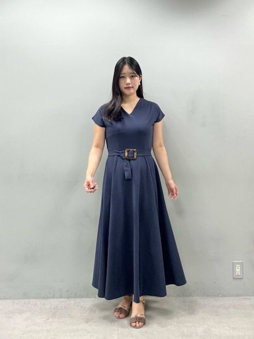 【sea NY】アリエルVネックドレス ワンピース ■関税込■ 前開き Vネック サテン[品番：BECW0010043]｜kana（カナ）の