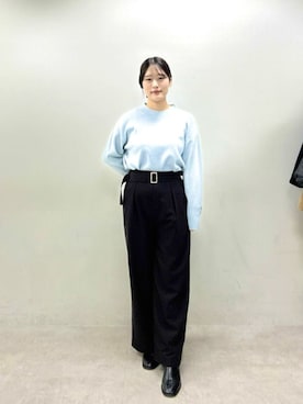 「natural couture（ナチュラルクチュール）のアイテム」を使った、airiさん（レディース・161cm）の秋コーディネート