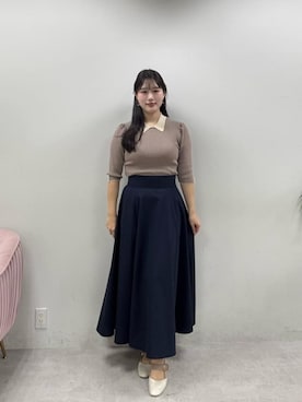 「natural couture（ナチュラルクチュール）のアイテム」を使った、airiさん（レディース・161cm）の春コーディネート