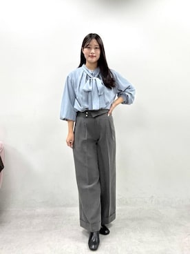 「natural couture（ナチュラルクチュール）のアイテム」を使った、airiさん（レディース・161cm）の秋コーディネート