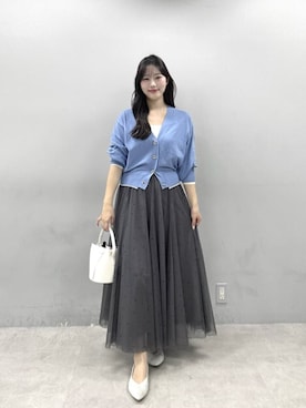 「natural couture（ナチュラルクチュール）のアイテム」を使った、airiさん（レディース・161cm）の春コーディネート