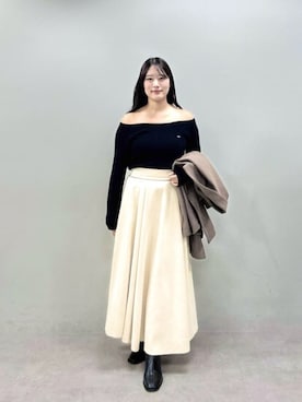 「natural couture（ナチュラルクチュール）のアイテム」を使った、airiさん（レディース・161cm）の秋コーディネート