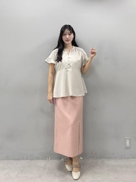 「natural couture（ナチュラルクチュール）のアイテム」を使った、airiさん（レディース・161cm）の春コーディネート