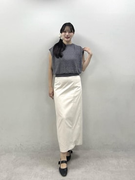 「natural couture（ナチュラルクチュール）のアイテム」を使った、airiさん（レディース・161cm）の春コーディネート