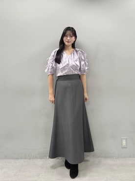 「natural couture（ナチュラルクチュール）のアイテム」を使った、airiさん（レディース・161cm）の春コーディネート