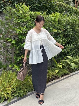 airiさん（レディース・161cm）の夏コーディネート
