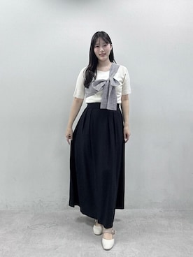 「natural couture（ナチュラルクチュール）のアイテム」を使った、airiさん（レディース・161cm）の春コーディネート