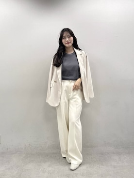 「natural couture（ナチュラルクチュール）のアイテム」を使った、airiさん（レディース・161cm）の春コーディネート