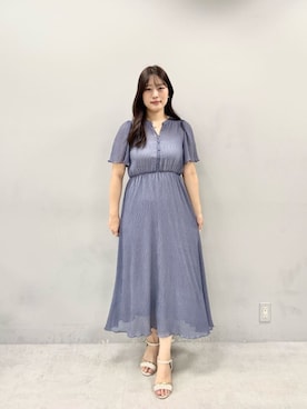 「アイテム（ワンピース）」を使った、airiさん（レディース・161cm）の夏コーディネート
