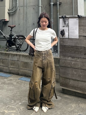「RAY CASSIN（レイカズン）のアイテム」を使った、asamiさん（レディース・152cm）の春コーディネート