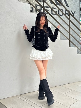 「RAY CASSIN（レイカズン）のアイテム（バッグ）」を使った、asamiさん（レディース・152cm）の秋コーディネート