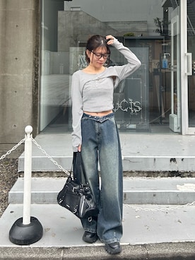 「RAY CASSIN（レイカズン）のアイテム」を使った、asamiさん（レディース・152cm）の春コーディネート