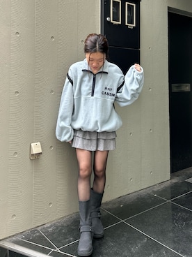 「RAY CASSIN（レイカズン）のアイテム（スカート）」を使った、asamiさん（レディース・152cm）の秋コーディネート